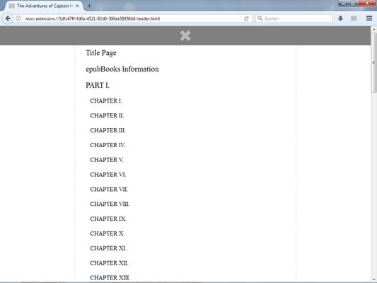 Table of contents