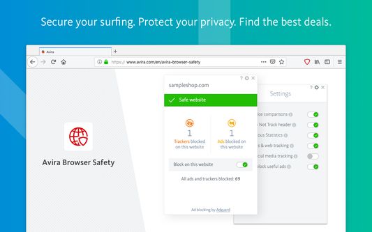 Secure your surfing. Protect your privacy. Find the best deals.