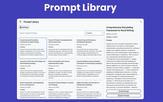 Prompt Library