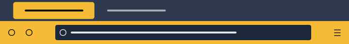 Blue Background With Yellow Tab